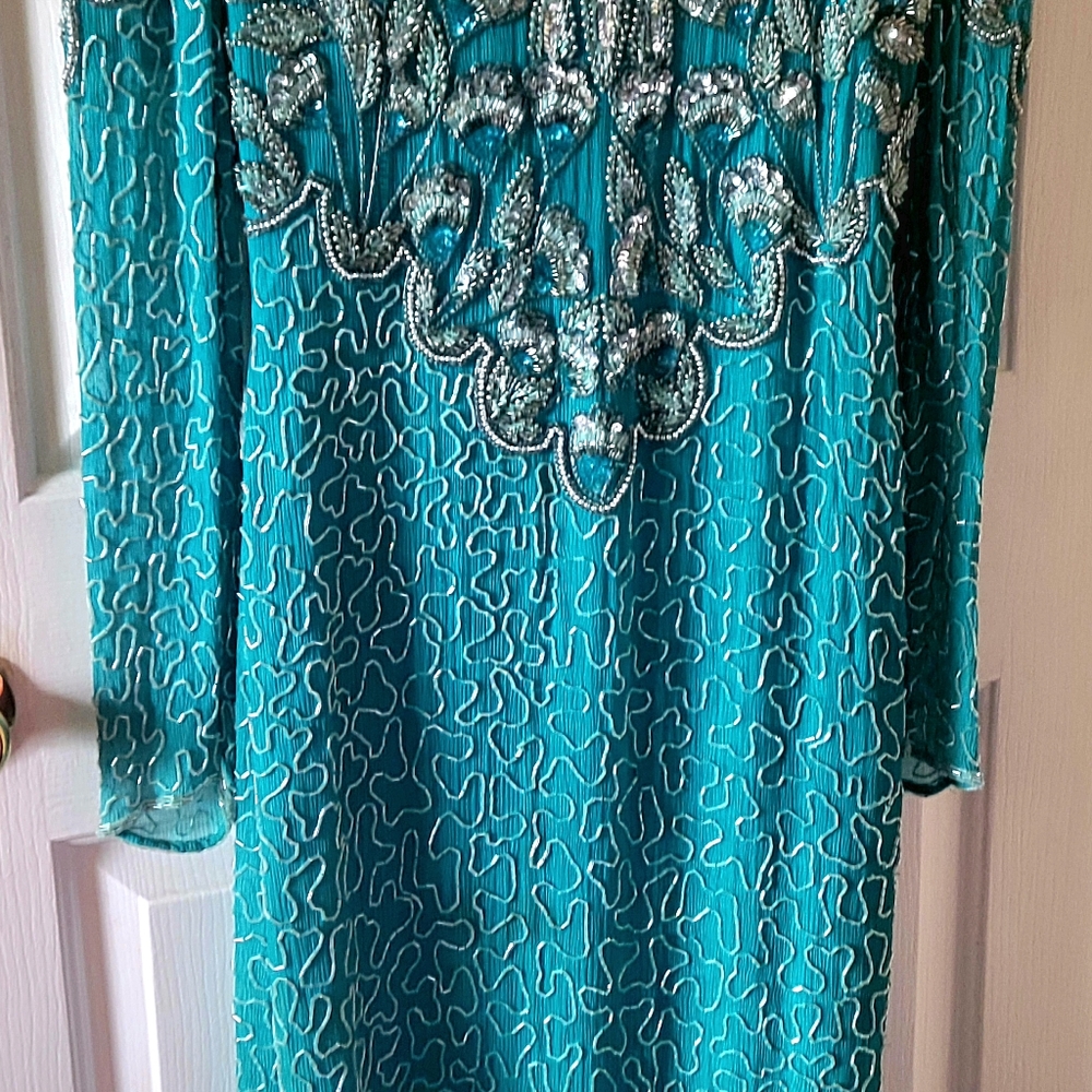 Stunning Vintage Beaded Gown Gem